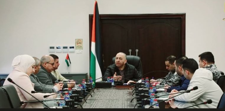 نائب المحافظ يترأس اجتماع الأمن الاقتصادي في سلفيت