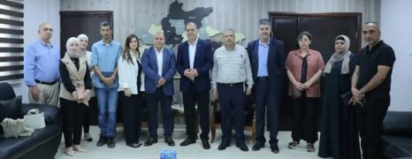 محافظ سلفيت طقاطقة يبحث مع  مركز القدس ومؤسستي “أكاد” و  “كيسبي” عدداً من القضايا المتعلقة بتعزيز صمود المواطنين