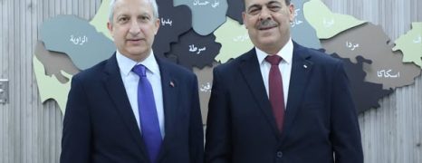 محافظ سلفيت طقاطقة يستقبل القنصل التركي العام ويطلعه على مجمل واقع المحافظة