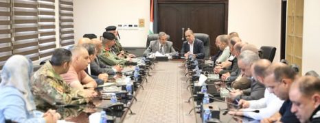 محافظ سلفيت طقاطقة يستقبل وزير العدل ويطلعه على أبرز احتياجات المحافظة