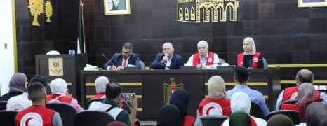 نائب محافظ سلفيت يستقبل وفداً من متطوعي الهلال الأحمر من مناطق شمال الخليل