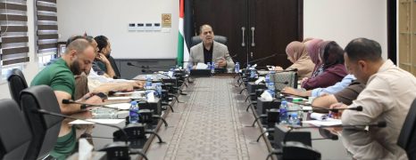 محافظ سلفيت طقاطقة يترأس اجتماعاً لمجلس التشغيل