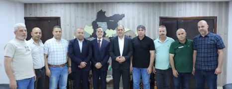 المحافظ طقاطقة يستقبل المدير الجديد لفرع جامعة القدس المفتوحة في سلفيت