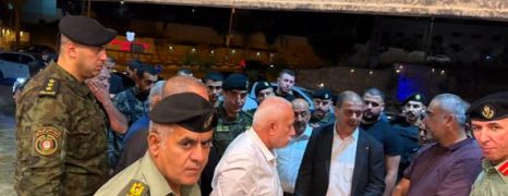 محافظ سلفيت طقاطقة يتفقد مول “أبو العيال” فرع بديا بعد الاعتداء الذي تعرض له من قبل خارجين عن القانون ويتعهد بملاحقة الجناة