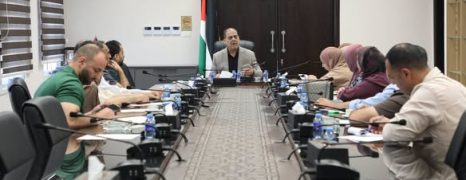 محافظ سلفيت طقاطقة يترأس اجتماعاً لمجلس التشغيل